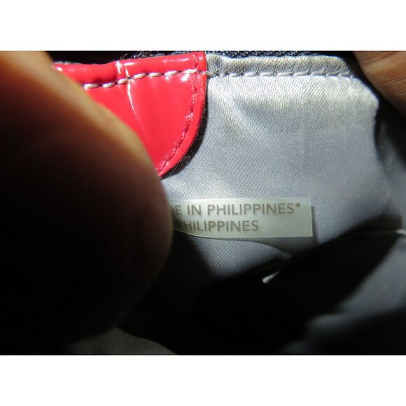 Coach Park Ocelot Animal Print Red Patent Leather Crossbody Swingpack Handbag - Picture 8 of 11